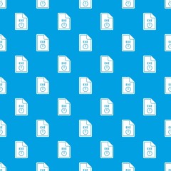 Poster - File EXE pattern seamless blue