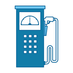 Sticker - fuel station pump icon