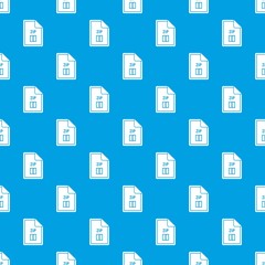 Poster - File ZIP pattern seamless blue