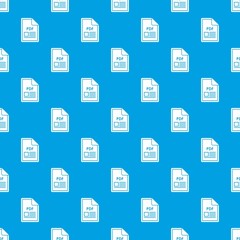 Poster - File PDF pattern seamless blue