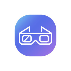 Sticker - 3D Glasses