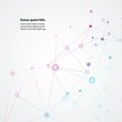 © Leonid - Connection polygonal with connecting dots and lines
