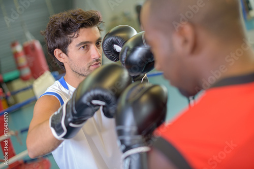Zdjęcie XXL ćwiczyć sparring na siłowni