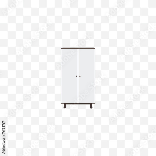 Realistic Cupboard Element Vector Illustration Of Realistic
