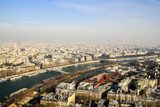 Fototapeta Paryż - Paris from Eiffel Tower