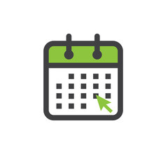 Time management and Schedule icon for upcoming event