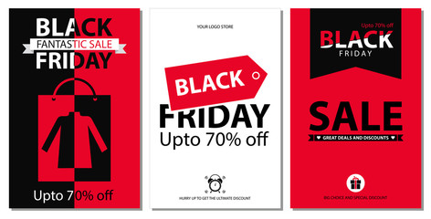 Wall Mural - black friday poster