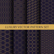 Luxury vintage vector patterns pack