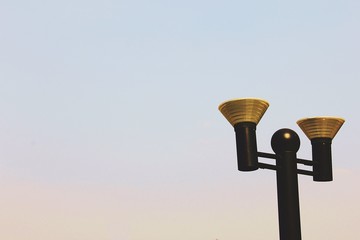 Lamp Steel blue sky