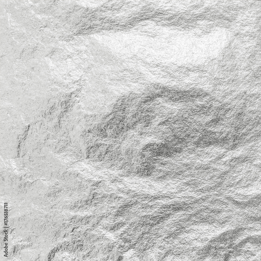 Silver foil leaf metallic shiny texture background wrapping paper for  wallpaper decoration element. Stock Photo | Adobe Stock, image size:1000x1000