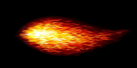 Wall Mural - vector fireball
