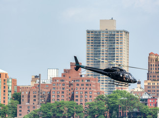 Wall Mural - Helicopter tour in New York City