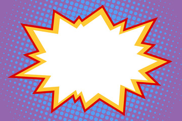 Sticker - comic white explosion