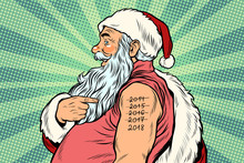 Santa Claus With Tattoos 2018