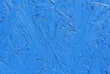 Detail Of Painted Blue Wooden Wall