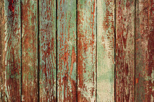 Old, Grungy, Colorful Wood Background
