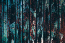 Old, Grungy, Colorful Wood Background