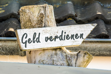 Sticker - Schild 247 - Geld verdienen