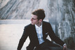 © Sierra Pruitt/Stocksy - guy on a dock