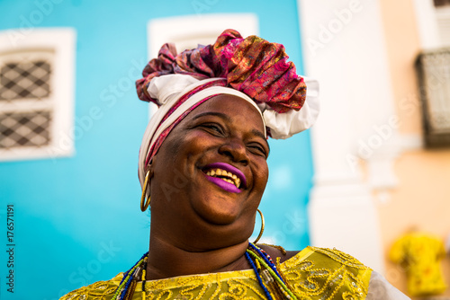 Fotografie, Obraz Brazilian woman of African descent, Bahia, Brazil