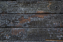Charred Wall As A Background