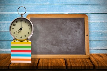 Poster - Composite image of black board