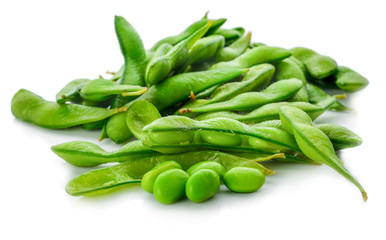 Japanese soybean On a white background