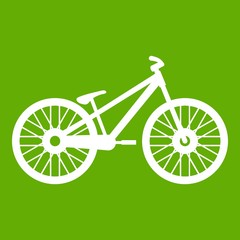 Wall Mural - Bike icon green
