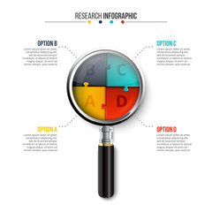 Aufkleber - Vector circle element for infographic.