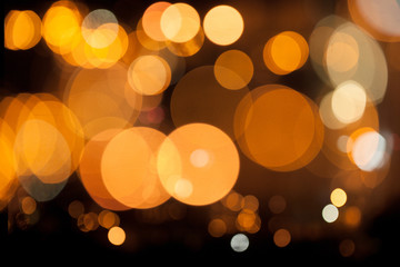 Wall Mural - lights bokeh background