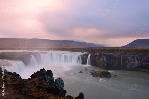 Plakat Godafoss Waterfall, Iceland
