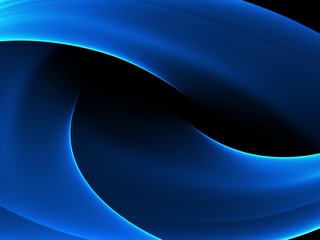      Abstract soft blue wave design element 