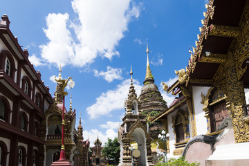 Wat Saen Muang Ma Luang or Wat Hua Khuang is a beautiful temple on the northern side of the old city of Chiang Mai, Thailand