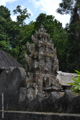 Plakat Hinduskie świątynie (zwane &quot;świątynią&quot;) dookoła Bali, Indonezja