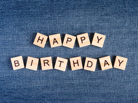 Word spell Happy Birthday 1