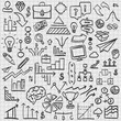 © hobbitfoot - Sketch icons set business, collection arrow scribble, Vector illustration