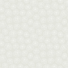 Floral seamless pattern in two colors