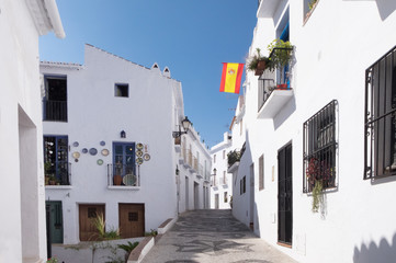 Naklejka na meble Frigiliana, Andalucia, Spain. October 4th 2017. Frigiliana has been voted the prettiest village in Spain several times.