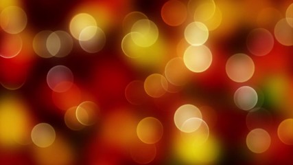 Wall Mural - Gold mix red abstract bokeh background with defocused lights. 4k