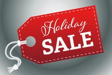 Hang Tag Holiday Sale Vector Illustration 1