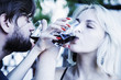 © zwiebackesser - Drunk young people (alcoholism in family, pain, pity, hopelessness, social problem of dependence concept)