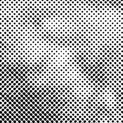 Fototapete - Vector abstract dotted background. Black and white halftone effect vector illustration.