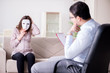 © Elnur - Pregnant woman visiting psychologist doctor