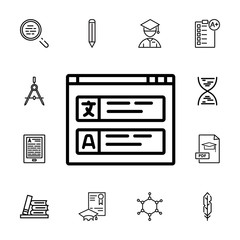 Fototapete - Simple Browser window icon