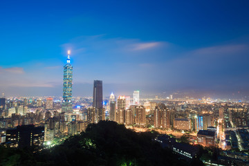 Wall Mural - taipei city panorama