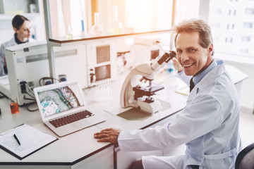 Wall Mural - Laboratory scientists working