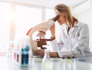 laboratory scientist working