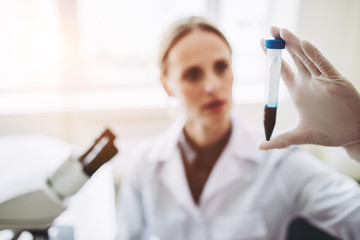 Wall Mural - laboratory scientist working