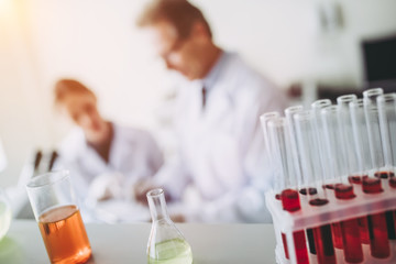 Wall Mural - laboratory scientists working