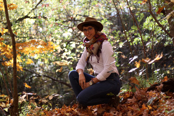 fille dans la nature